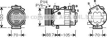 Ava Quality Cooling FT K369 - Kompressori, ilmastointilaite inparts.fi