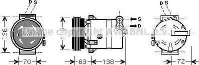 Ava Quality Cooling FT K334 - Kompressori, ilmastointilaite inparts.fi