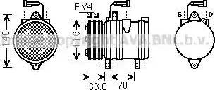 Ava Quality Cooling FT K374 - Kompressori, ilmastointilaite inparts.fi