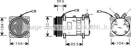 Ava Quality Cooling FT K372 - Kompressori, ilmastointilaite inparts.fi