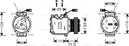 Ava Quality Cooling HDAK009 - Kompressori, ilmastointilaite inparts.fi