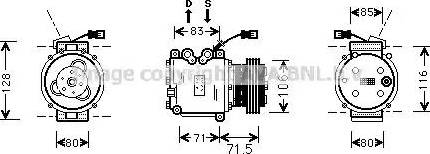 Ava Quality Cooling HD K009 - Kompressori, ilmastointilaite inparts.fi