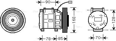 Ava Quality Cooling HDAK019 - Kompressori, ilmastointilaite inparts.fi