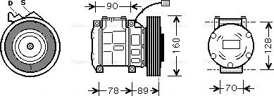 Ava Quality Cooling HDAK196 - Kompressori, ilmastointilaite inparts.fi