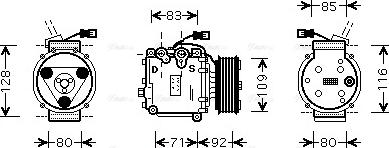 Ava Quality Cooling HDAK169 - Kompressori, ilmastointilaite inparts.fi