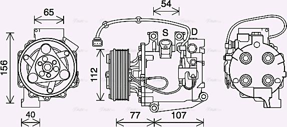 Ava Quality Cooling HDAK311 - Kompressori, ilmastointilaite inparts.fi