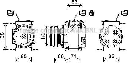 Ava Quality Cooling HDK260 - Kompressori, ilmastointilaite inparts.fi