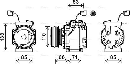 Ava Quality Cooling HDAK260 - Kompressori, ilmastointilaite inparts.fi