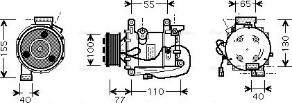 Ava Quality Cooling HD K208 - Kompressori, ilmastointilaite inparts.fi