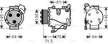 Ava Quality Cooling HDAK235 - Kompressori, ilmastointilaite inparts.fi