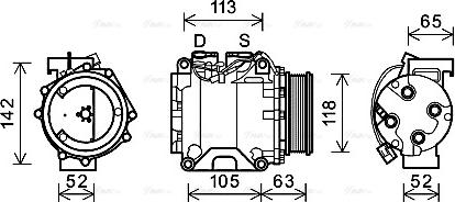 Ava Quality Cooling HDAK238 - Kompressori, ilmastointilaite inparts.fi