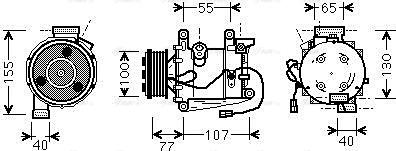 Ava Quality Cooling HDAK232 - Kompressori, ilmastointilaite inparts.fi