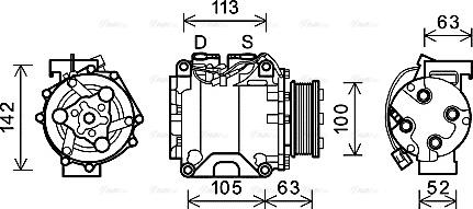 Ava Quality Cooling HDAK237 - Kompressori, ilmastointilaite inparts.fi