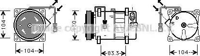 Ava Quality Cooling HD K022 - Kompressori, ilmastointilaite inparts.fi