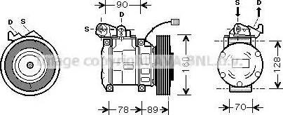 Ava Quality Cooling HD K196 - Kompressori, ilmastointilaite inparts.fi