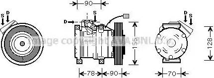 Ava Quality Cooling HD K167 - Kompressori, ilmastointilaite inparts.fi