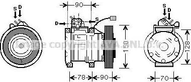 Ava Quality Cooling HD K181 - Kompressori, ilmastointilaite inparts.fi