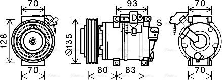 Ava Quality Cooling HDK283 - Kompressori, ilmastointilaite inparts.fi