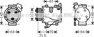 Ava Quality Cooling HD K235 - Kompressori, ilmastointilaite inparts.fi