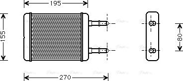 Ava Quality Cooling HY 6064 - Lämmityslaitteen kenno inparts.fi