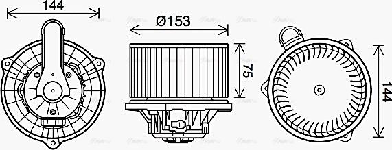 Ava Quality Cooling HY8450 - Sisätilapuhallin inparts.fi