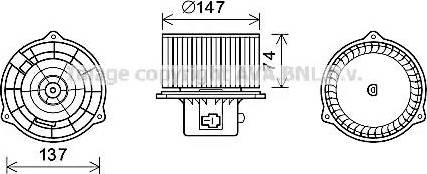 Ava Quality Cooling HY8426 - Sähkömoottori, sisätilanpuhallin inparts.fi