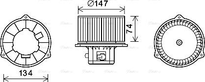 Ava Quality Cooling HY8354 - Sisätilapuhallin inparts.fi