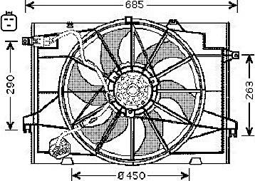 Ava Quality Cooling HY 7519 - Tuuletin, moottorin jäähdytys inparts.fi