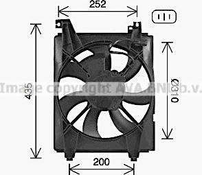 Ava Quality Cooling HY7580 - Tuuletin, moottorin jäähdytys inparts.fi