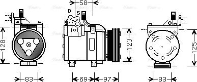 Ava Quality Cooling HY K093 - Kompressori, ilmastointilaite inparts.fi