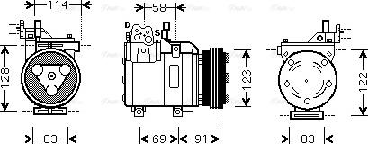 Ava Quality Cooling HYAK196 - Kompressori, ilmastointilaite inparts.fi