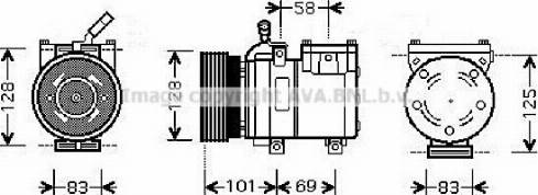 Ava Quality Cooling HYAK159 - Kompressori, ilmastointilaite inparts.fi