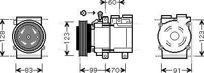 Ava Quality Cooling HYAK138 - Kompressori, ilmastointilaite inparts.fi