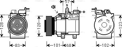 Ava Quality Cooling HY K123 - Kompressori, ilmastointilaite inparts.fi