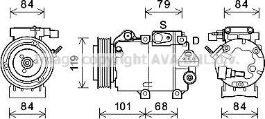 Ava Quality Cooling HYAK374 - Kompressori, ilmastointilaite inparts.fi