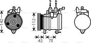 Ava Quality Cooling HYAK201 - Kompressori, ilmastointilaite inparts.fi