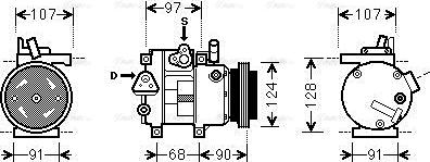 Ava Quality Cooling HYAK215 - Kompressori, ilmastointilaite inparts.fi