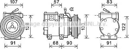 Ava Quality Cooling HYAK287 - Kompressori, ilmastointilaite inparts.fi