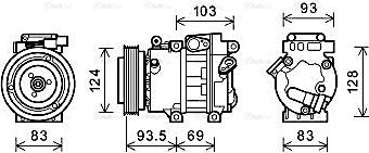 Ava Quality Cooling HYAK238 - Kompressori, ilmastointilaite inparts.fi