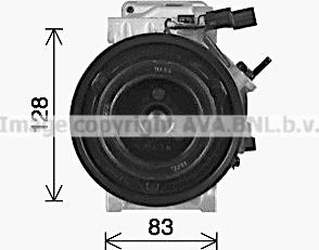 Ava Quality Cooling HYK497 - Kompressori, ilmastointilaite inparts.fi