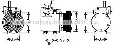 Ava Quality Cooling HY K065 - Kompressori, ilmastointilaite inparts.fi