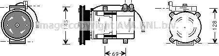 Ava Quality Cooling HY K066 - Kompressori, ilmastointilaite inparts.fi