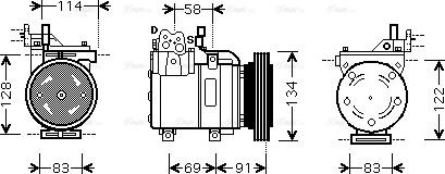 Ava Quality Cooling HY K199 - Kompressori, ilmastointilaite inparts.fi