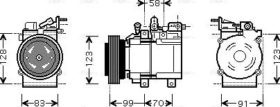 Ava Quality Cooling HY K197 - Kompressori, ilmastointilaite inparts.fi