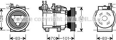 Ava Quality Cooling HY K149 - Kompressori, ilmastointilaite inparts.fi