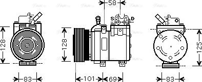 Ava Quality Cooling HY K166 - Kompressori, ilmastointilaite inparts.fi