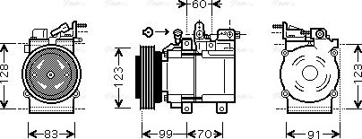 Ava Quality Cooling HY K138 - Kompressori, ilmastointilaite inparts.fi