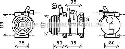 Ava Quality Cooling HYK319 - Kompressori, ilmastointilaite inparts.fi