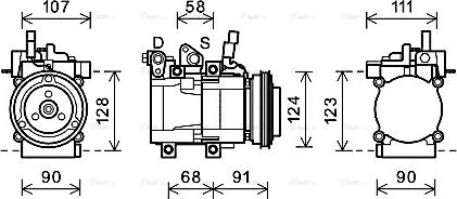 Ava Quality Cooling HYK321 - Kompressori, ilmastointilaite inparts.fi