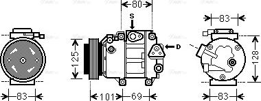 Ava Quality Cooling HY K240 - Kompressori, ilmastointilaite inparts.fi